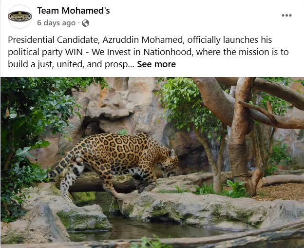 Azruddin Mohamed flip-flops on party symbol