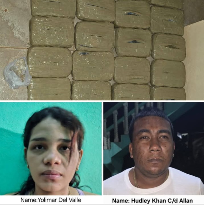 Venezuelan, Guyanese arrested for ganja, meth bust in Purini
