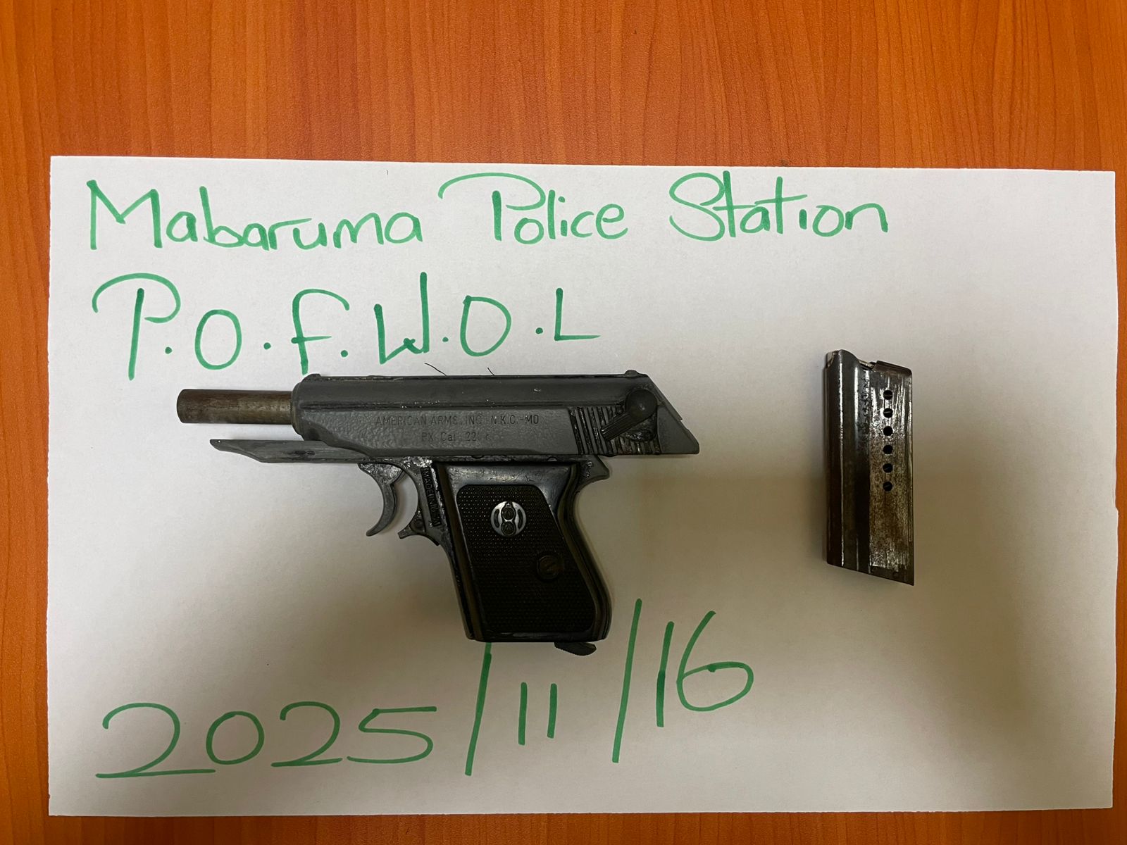 Taxi fare dispute leads to seizure of illegal gun
