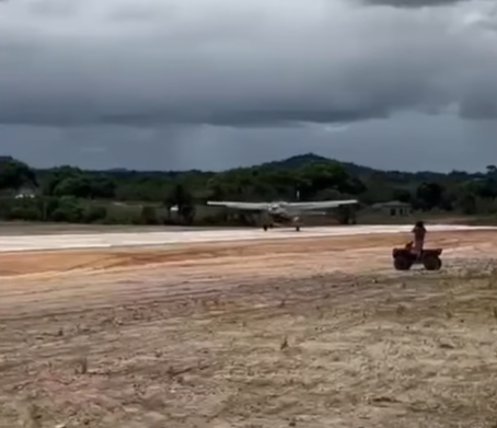 First flight lands on reconstructed Aishalton airstrip