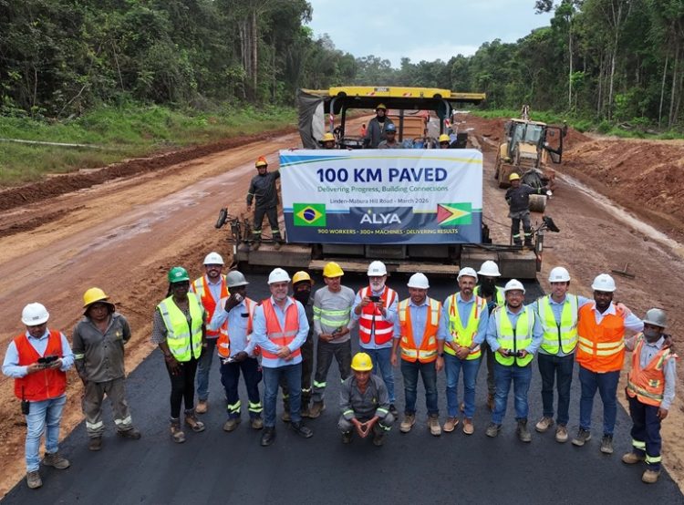 100 kilometres of Linden-Mabura road completed says Brazilian construction company