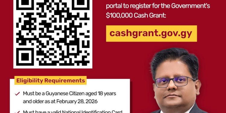 GY$100,000 cash grant online portal goes live – finance minister
