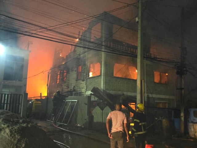 Fire destroys multi-storey Alberttown building, DHL/Guywillship not burnt