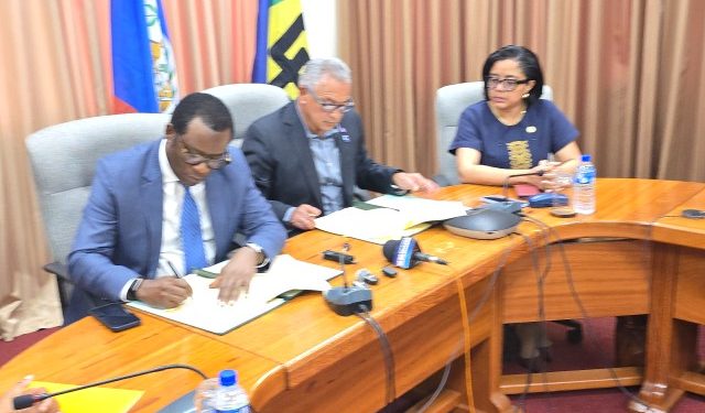 Guyana, Belize ink five-year forestry cooperation pact