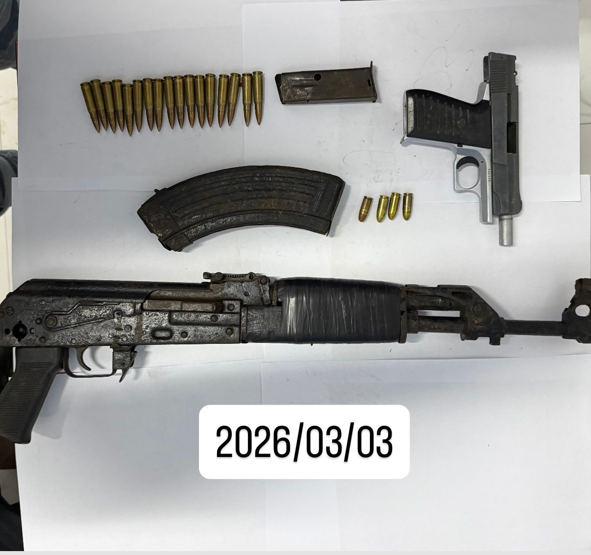 Man arrested, guns seized during probe into Corentyne robberies
