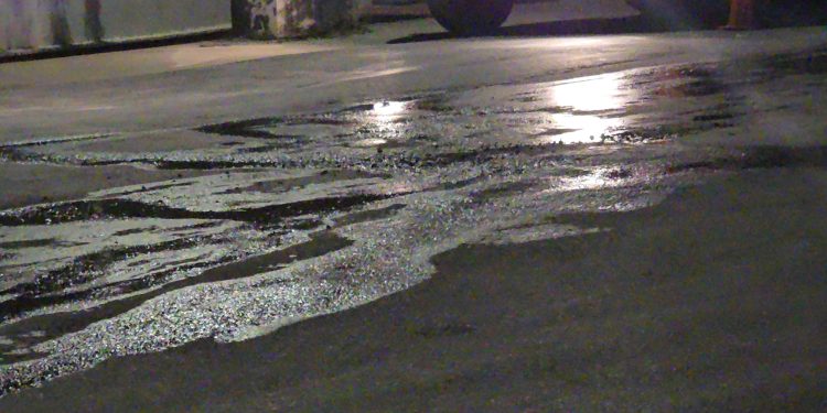 GWI continues to pour millions down recurring city leaks near Bank of Guyana