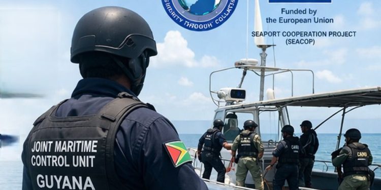 Guyana secures 3rd place in EU-backed Caribbean maritime security competition