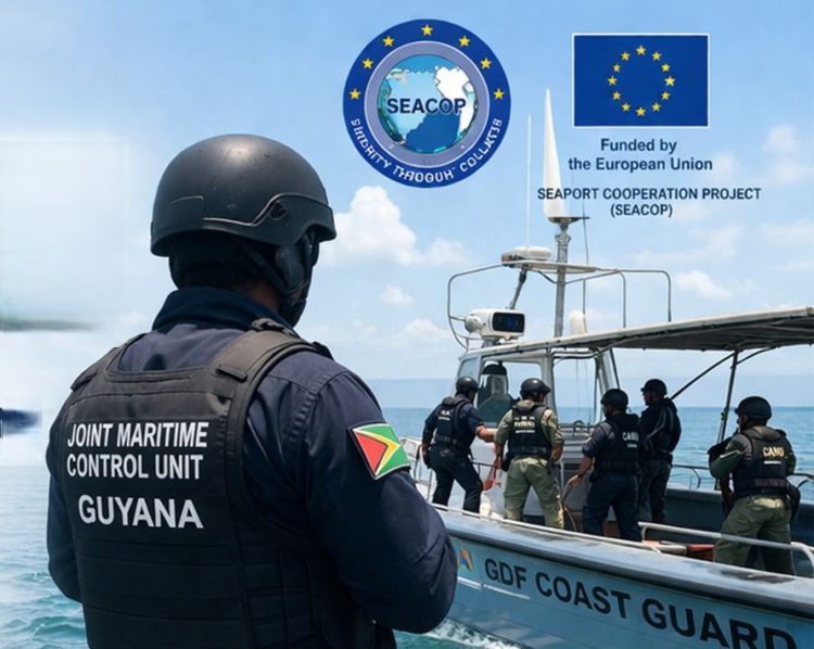 Guyana secures 3rd place in EU-backed Caribbean maritime security competition