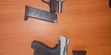 Two arrested with illegal guns, ammo-police