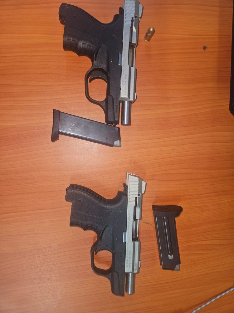 Two arrested with illegal guns, ammo-police