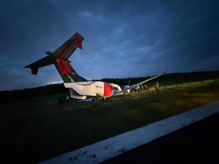 Trans Guyana plane badly damaged after hitting ‘watrash’ rodent at Ogle