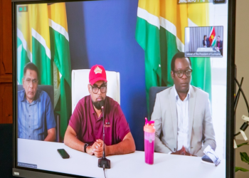 Guyana, Suriname presidents discuss use of Corentyne River, fisheries