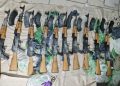 10 AK-47 assault rifles found on Corentyne public road; one arrested, two vehicles held