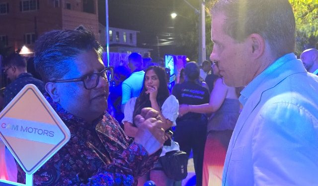 Ali woos Jamaican business executive to build a Sandals eco-hotel in Guyana
