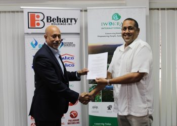 Iwokrama, Beharry Holdings sign multi-year agreement to support conservation
