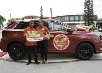 Banks DIH Ltd presents grand prize in “Crown the Road” promotion