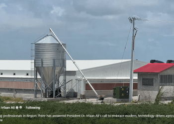 Ali shows off young professionals saying govt backed their high-tech poultry farm