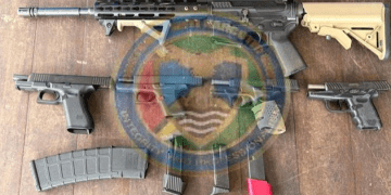 Guns, ganja seized, two arrested