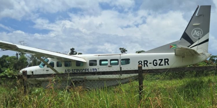 Air Services Limited plane in incident on interior runway