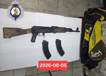 Assault rifle found in Sophia drain