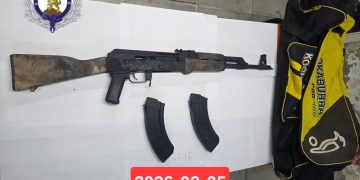 Assault rifle found in Sophia drain