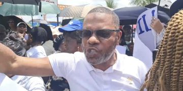 Opposition protesters storm Watooka House where VP Jagdeo holds outreach