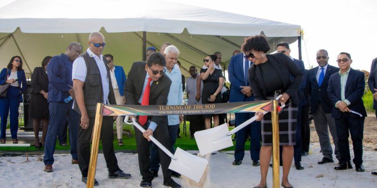 New regional law school is not only for Guyanese, says Attorney General at sod-turning