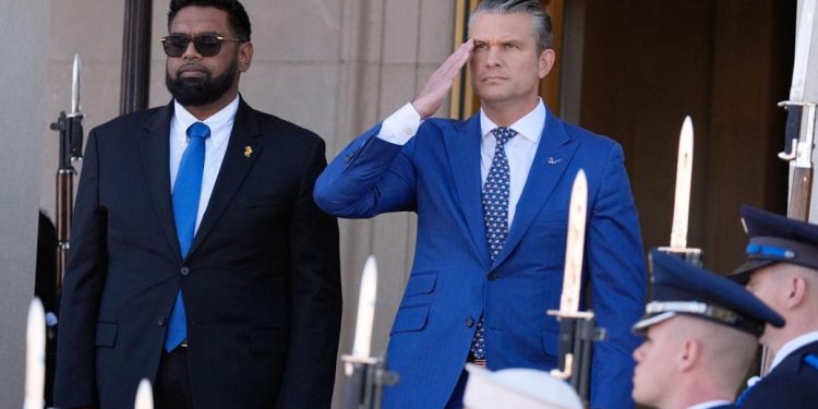 US Secretary of War, Pres Ali establish enhanced military partnership