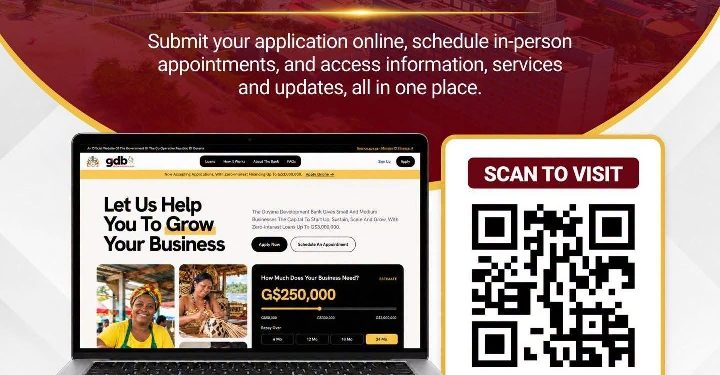 Guyana Development Bank loan application goes online