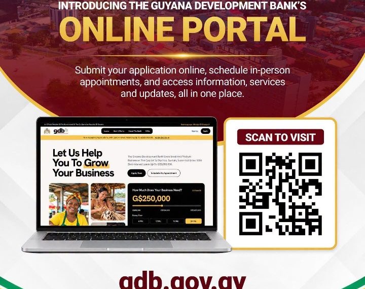 Guyana Development Bank loan application goes online